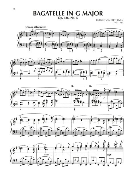Beethoven Bagatelle Op.126 No.5 - Solo Guitar
